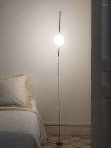 Stehlampen Licht Luxus Wohnzimmer Studie Schlafzimmer Lampe Nordic Metallglas