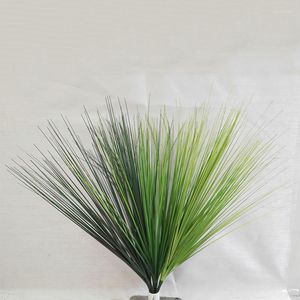 装飾的な花60cm PVC人工4分散玉ねぎ草ホームドライフラワーショップ装飾植え鉢飾りシミュレーションバンドル