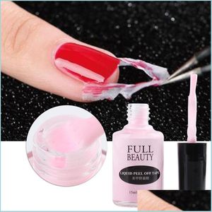 Nail Glue Nail Glue Liquid Peel Off Tape Protect Varnish Antispill Latex Fast Dry Skin Care Protector Nails Art Drop Delivery 2022 H Dhldf