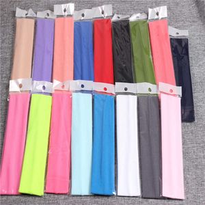 Yoga Haarbänder Sport Schweiß Kopf Stirnbänder Gym Yoga Frauen Oening Tennisschläger Badminton Grip Stretch Stirnbänder L221027