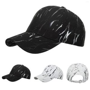 Top Caps Kadınlar Vintage Beyzbol Kapağı Moda Erkekler Spor Baskı Baskısı Rahat Plaj Hip Hop Işık