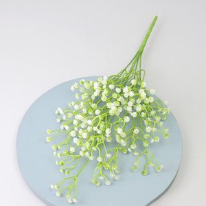 Fiori decorativi 36 cm Artificiale Neonati Alito Seta Plastica Gypsophila Bouquet floreali fai da te per la casa di nozze Bouquet Decorazioni da sposa