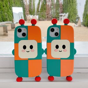 3D Cartoon Super Robot Cases Soft Silicone Protector Shockproof Cover For iPhone 14 13 12 11 Pro Max 8 7 Plus