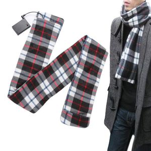 Bandanas Heated Scarf Winter Warm Neck Wrap Electric Battery Powered Heating Heat Pad With Temperature For Protection