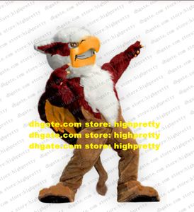 Mascote de griffin grifão figurino adulto desenho animado de caráter de caráter de traje cerimonial Cosplays Costume ZZ7606