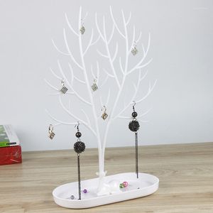 Jewelry Pouches Creative Antlers Tree Organizer Display Stand Necklace Earrings Bracelet Storage Holder Case