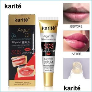 L￤ppbalsam Instant Volumising Lip Plumper Balm Serum Fuktgivande l￤ppar Reparera mask Minska linjer Plum Oil Care Lipgloss Drop Deliver Dhiz1