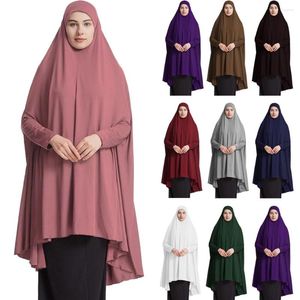 Roupas étnicas muçulmanas grandes mulheres khimar hijab oração no alto, abaya niquab lenço islã jilbab burka vestido niqab adoração árabe do Ramadão