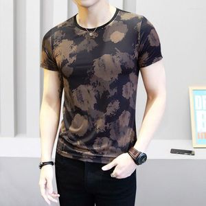 Men's T Shirts Plus Size T-Shirs Men Quality Male Fashion O-Neck Short Sleeve Print Tees Man 2022 Arrival 4XL Clothing