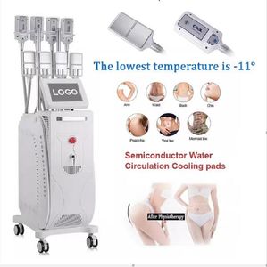 Directly effective Vertical slimming EMS freezen fat reduce Cryo 8 Plates Cooling Pads Cellulite Reduction Cold Body Sculpting Slimming Machine Salon