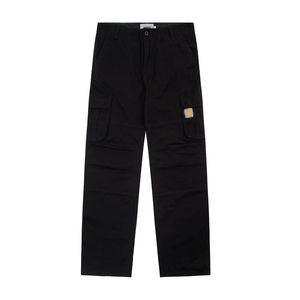 Calças masculinas Cargo Pant classic America Macacão com vários bolsos Calças de pano casuais retas