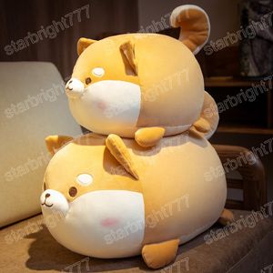 35/50cm Kawaii Fat Shiba Inu Dog Peluche Carino Confortevole Simulazione Cuscino a forma di cane Cuscino per divano letto