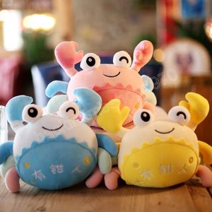 Ocean Creatures Peluche Granchio Bambola Kawaii Farcito Giocattoli di Animali Marini per Bambini Compleanni Regali Ciondolo Decorazione Domestica