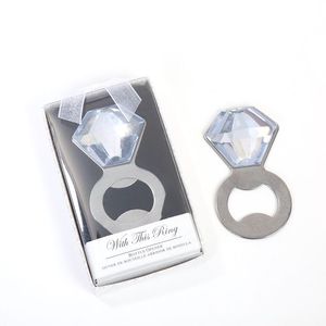 Creative Diamond Ring Opener Utensile da cucina Apribottiglie per birra in acciaio inossidabile Regalo di nozze RRA477