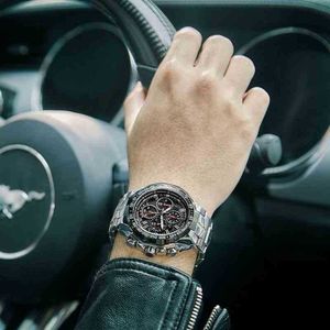 2023 Outros relógios Wristwatches Tags Sports Watch For Men Fashion Quartz Men Large Relógio WWOR Top Brand Luxo Militar Aço Militar Cronógrafo Watch Watch