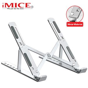 Tablet PC Stands Laptop Stand for Desk Aluminum Notebook Support Riser Portable Computer Bracket Foldable Holder Lap Top Base For Pc 221101