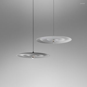 Hängslampor inomhus nordisk designer lampa minimalistisk modern restaurang bar takbelysning café kontor sovrum dekor vit ljuskrona