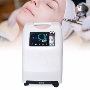 Toppförsäljning LED -skönhetshudföryngring Syre Jet Portable HyperBaric Oxygen Therapy Hair Sygen ansiktsmaskin med kupol