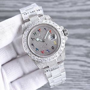 Inne zegarki zegarek na rękę Diamond Watch 42 mm Automatyczny zegarek mechaniczny Ladi Wristwatch Montre de lukse stal stalowy dla mężczyzn na rękę na rękę