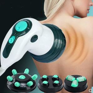 Massageador de corpo inteiro 4 em 1 infravermelho elétrico anti-celulite emagrecimento relaxante muscular dispositivo de rolo 3D perda de peso remoção de gordura 221101