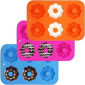 6-Cavity Pumpkin Shaped Silicone Mold DIY Jelly Lace Donut Chocolate Cake Handmade Soap Kitchen Baking Tools Decor MJ1017