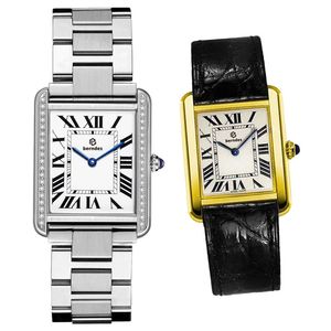 Kvinnor Titta p￥ lyxiga armbandsur Diamond Quartz Montre de Luxe Gold Watch rostfritt st￥l Lysande r￶relse tittar p￥ damer armbandsur julklapp dhgate