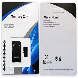 DHL 100MB s Blue Generic 256GB 128GB 64GB Class 10 TF Flash Memory Card C10 With SD Adapter Blister Retail Package 1 Day Dispatch 2783
