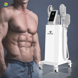 8 TESLA Helt ny luftkyld h￥rdvaru bantningssystem EMS Body Slimming Muscle Stimulation Sculpting Training Fitness Machine 4 Handtag