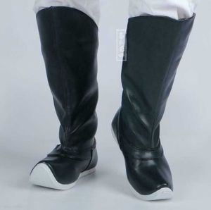 Boots Mens Retro Leather Hanfu Mid Calf Boots Waterproof No-slip Casual Shoes Riding Horse Plus Size Black White2022 T221101