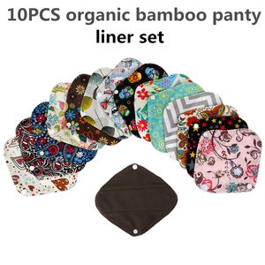 Andra moderskapstillförsel Simfamily 10st Health Feminine Hygiene Bambu Panty Liner återanvändbar vattentät bambumaterial Menstruationsduk Sanitära kuddar 221101