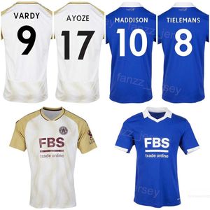 Leicester Soccer City 10 James Maddison Jerseys 22 23 2023 Club 27 Timothy Castagne 8 Youri Tielemans 20 Patson Daka 9 Jamie Vardy Football Shirt Kits Sport Uniform