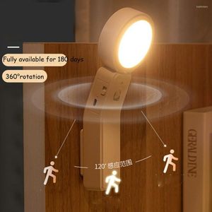 Night Lights Rechargeable Human Body Infrared Induction Light Cabinet Intelligent Stair Aisle Bedside