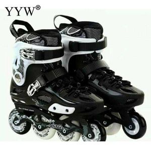 Ice Skates Roller Skate Shoes Inline Skating Wheels Professional Sneakers Rollers For Adult Men Women Outdoor Sports Red Patin L221014