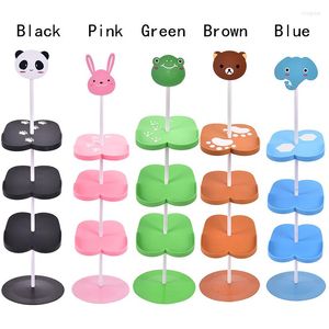 Hooks High Quality 1Pc Shoe Rack Kid Children Cartoon Animal Pattern Holder Stand Storage Capacity Home Furniture