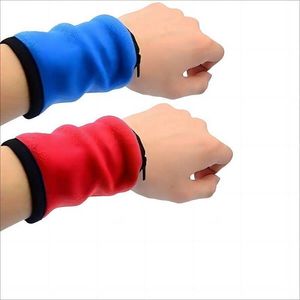 Zipper Wrist Dirt-resistant Wallet Pouch Wristbands Running Travel Gym Cycling sweatband Sport Wallets Hiking Wrists bag Support Wrist Bands Grip Glove