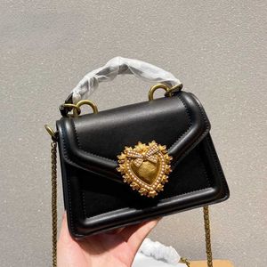 Women Bags dg Designer Shoulder Bag Leather Solid Color Handbags Chain Cross Body Ladies Wallets Hardware Accessories Fashion Tote Black Gold