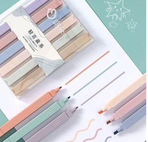 Pastel Highlighter Set 6 Pieces Aesthetic Cute Highlighters With Assorted Colors Journal Bible Planner Notes Marker Pen Set For