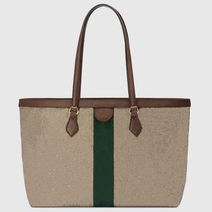 Bolsa de moda design clássico sacola feminina carta padrão sacos de compras de lazer ao ar livre