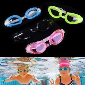 goggles Adjustable Children Kids Waterproof Sile Anti Fog UV Shield Swimming Glasses Goggles Eyewear Eyeglasses L221028