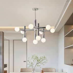 Lampadari Bauhaus Lampadario a sfera in vetro Illuminazione per sala da pranzo / camera da letto Lampada moderna Apparecchio per la casa Decorare per interni Appeso