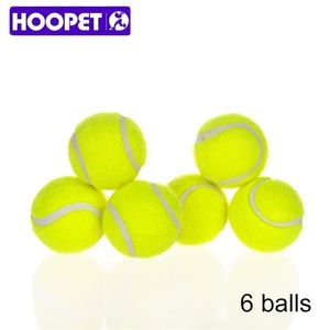 Dog Toys Chews Hoopet Dog Toy Six Tennis Balls Biteresistant Dogs Puppy Teddy Training Product Pet Supplies 221102