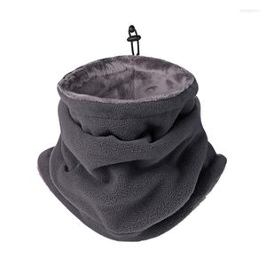 Bandanas Schal Fleece Tube Bandana Winter Winddichte Gesichtsmaske Weicher halber Ski-Snowboard-Halswärmer