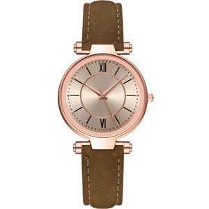 McYkcy Brand Leisure Fashion Style Womens Assista Good Selling Gold Case Quartz Movement Ladies Watches Leather Wristwatch198k