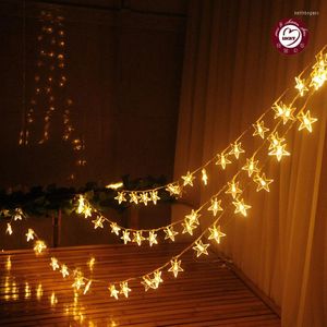 Strings RGB/White 10m LED -str￤ng Fairy Lights Pearl Star Year Garland Christmol Decorations Outdoor Luces de Navidad