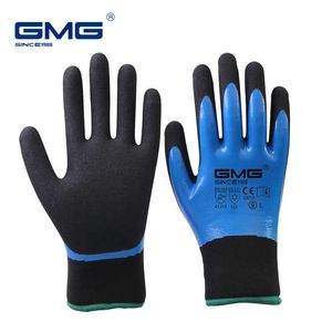 GMG Winter Work Gloves Waterproof Nitrile Gloves Cold Resistant Warm Antifreeze Unisex Windproof Low Temperature Fishing Gloves
