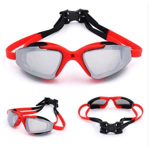 Goggles Professional Swimming Goggles البالغين الشباب رجال مكافحة الضباب نظارات مقاومة للماء البليار