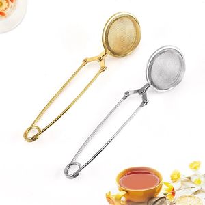 Tea Infuser Stainless Steel Sphere Mesh Tea Strainer Coffee Herb Spice Filter Diffuser Handle Tea Ball Match