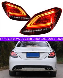 Automobile Taillights Assembly For C Class W205 C180 C200 C260 C6 LED Rear Lamp Car Light DRL Auto Parts Tail lights