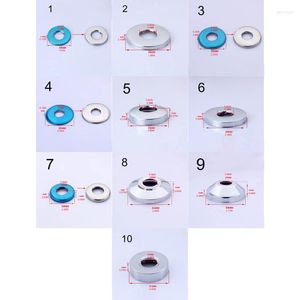 Kitchen Faucets Wall Split Flange Stainless Steel Round Escutcheon Plate Water Pipe Covers Fit For Sinks Toilets 157A