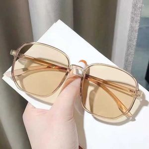 New photosensitive color changing glasses women's powder Blusher Sunglasses damp UV proof big face thin net red anti blue light glasses link1